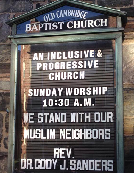 Sanders_Sign Board Muslim Support