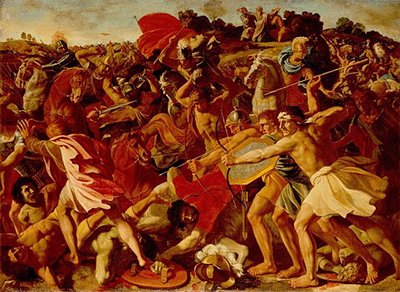 The Victory of Joshua over the Amalekites, by Nicolas Poussin