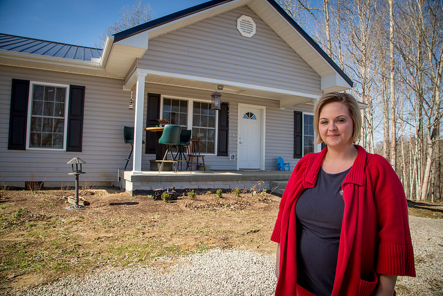 Last year, McCreary County resident Tasha Patton purchased her own home through the Extreme Build. (Photo/CBF)