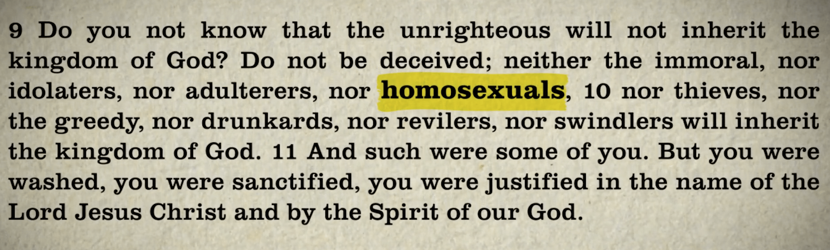 My Quest To Find The Word homosexual In The Bible Baptist News Global