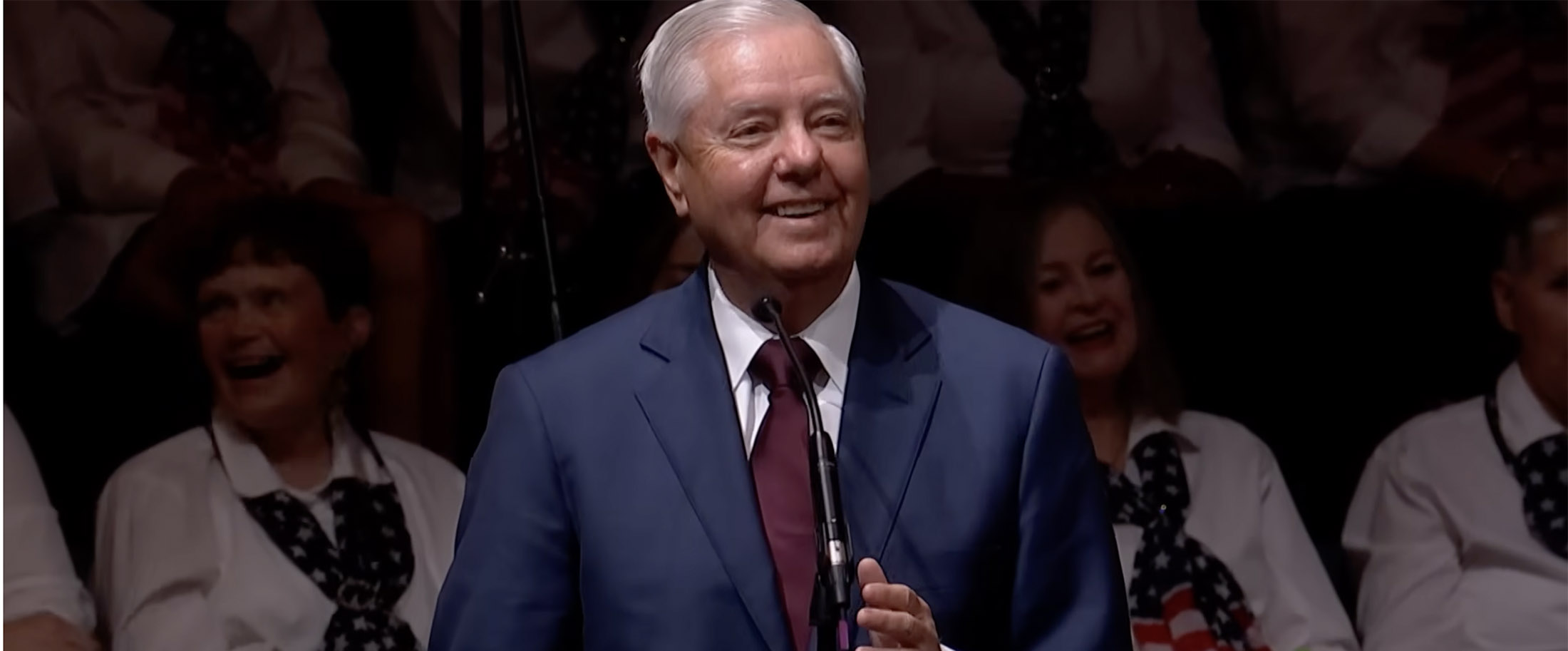 Lindsay Graham spoke at Baptist church a week before his death