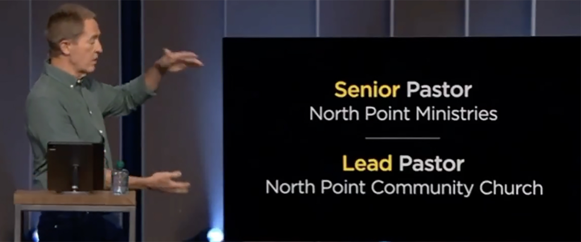 Andy Stanley sets exit plan from North Point Church – Baptist News Global